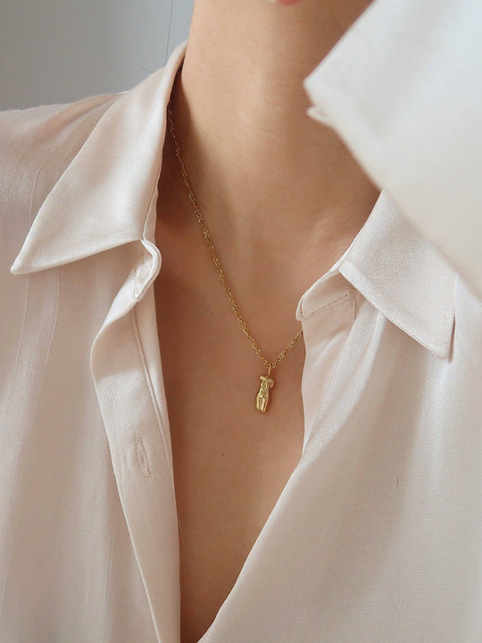 Moniece 18K Gold Filled Pendant Necklace