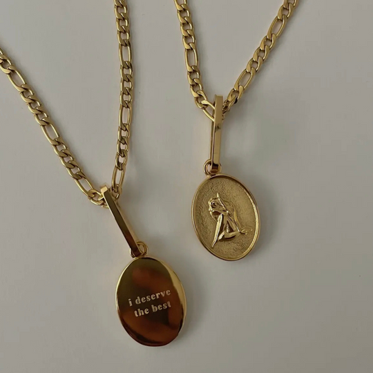 "I deserve the best" Affirmation Necklace