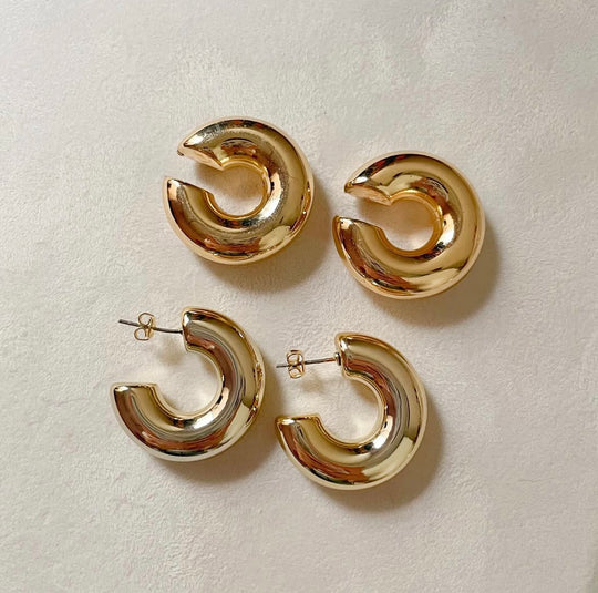 Aria Oversized Chunky Ear Cuffs