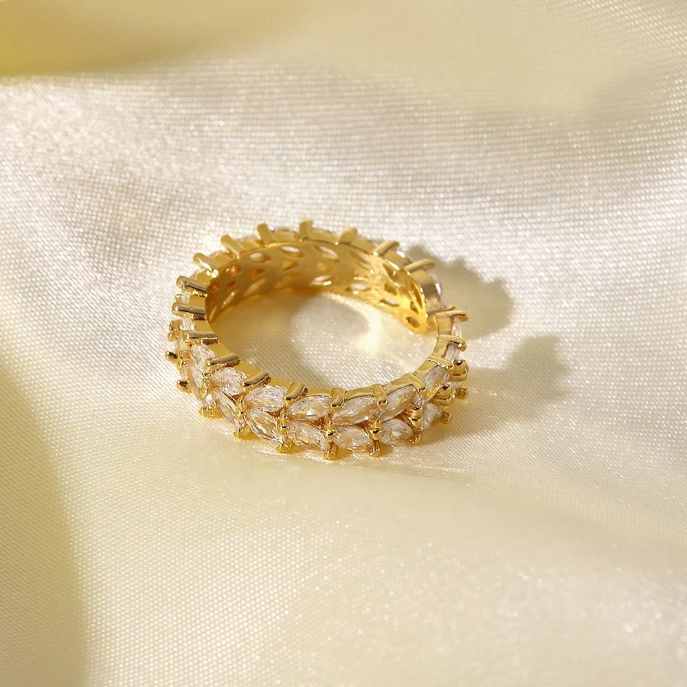 Mari Stackable Multi Stone Ring